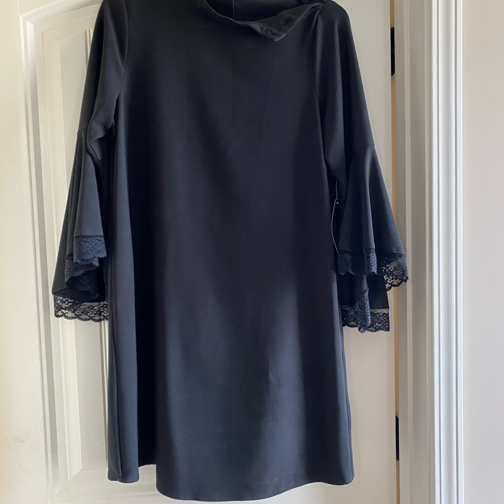 Simple black dress with some flair!